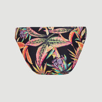 Bas de bikini Rita | Black Tropical Flower