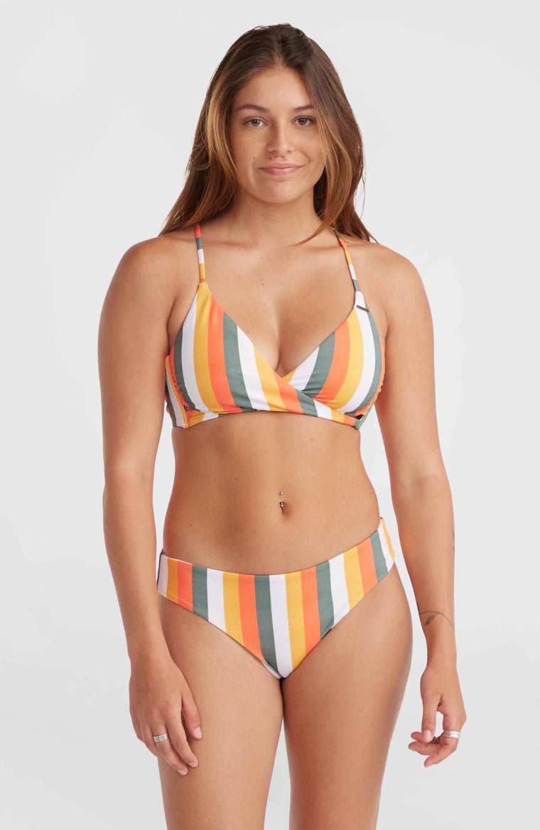 Ensemble de bikinis Baay Maoi | Orange Multistripe