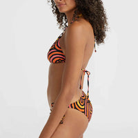 Ensemble de bikinis Capri - Bondey | Orange Rainbow Stripe
