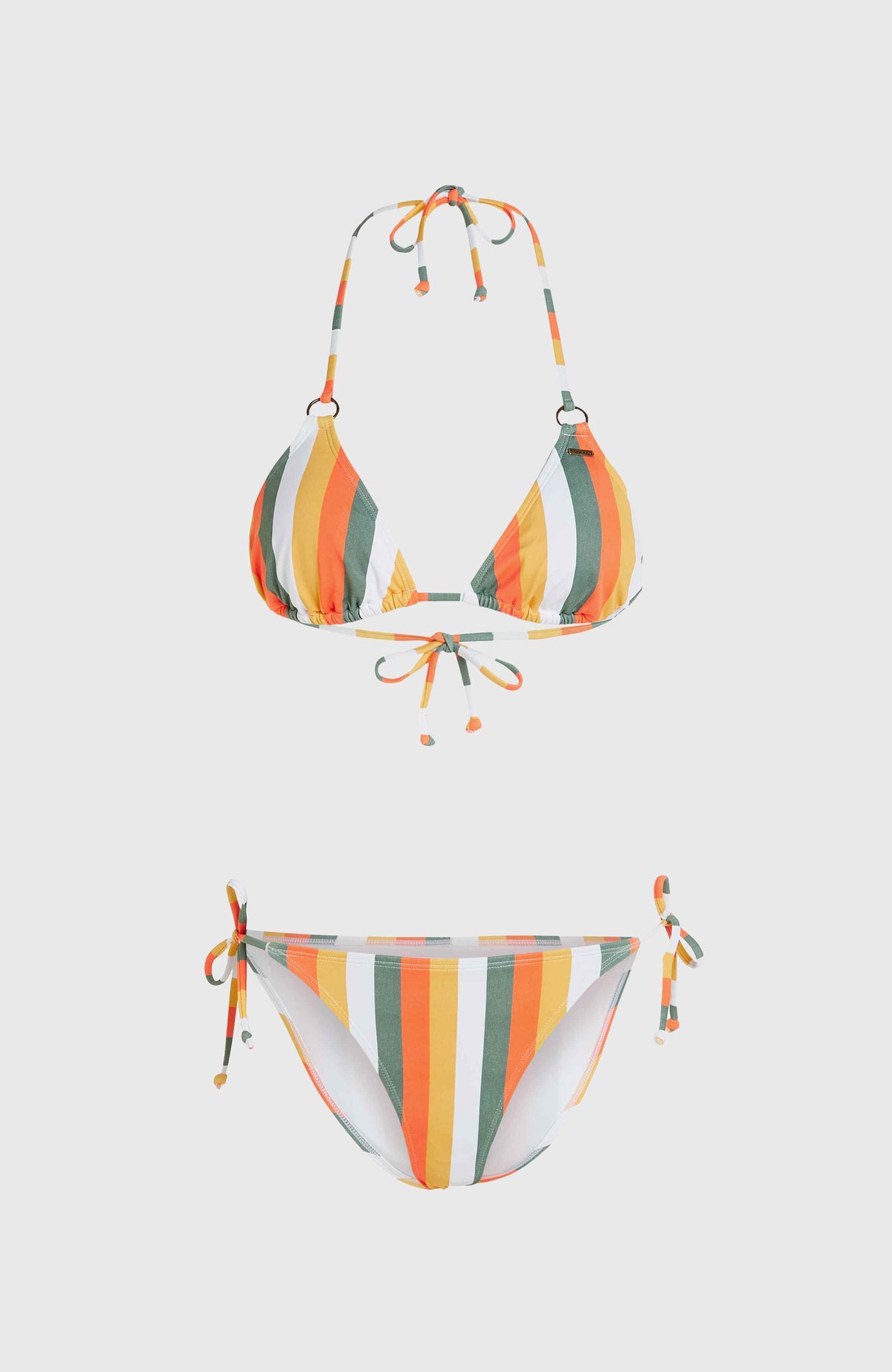 Ensemble de bikinis Capri - Bondey | Orange Multistripe