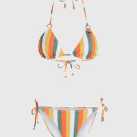 Ensemble de bikinis Capri - Bondey | Orange Multistripe