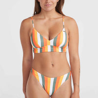 Ensemble de bikinis Wave Skye | Orange Multistripe