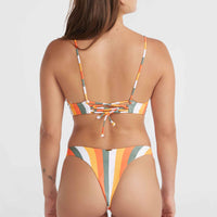 Ensemble de bikinis Wave Skye | Orange Multistripe