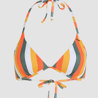 Haut de bikini Sao | Orange Multistripe