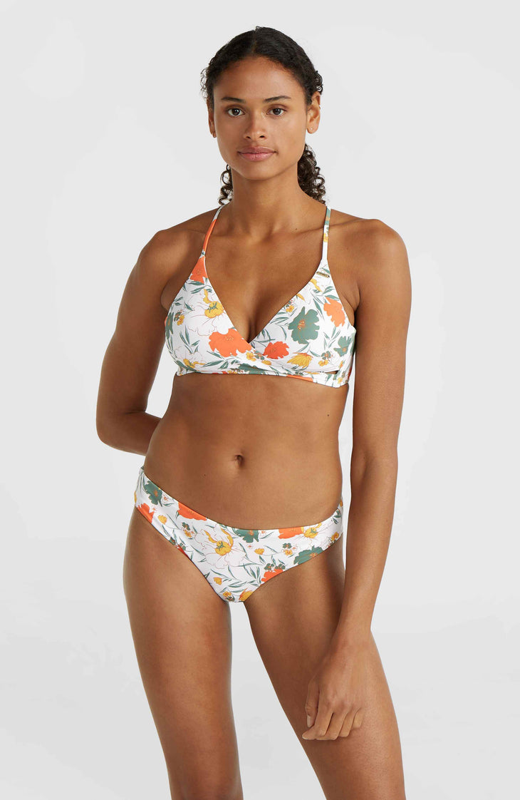 Haut de bikini Baay | White Tropical Flower