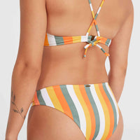 Bas de bikini Cruz | Orange Multistripe