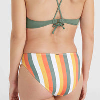 Bas de bikini Rita | Orange Multistripe