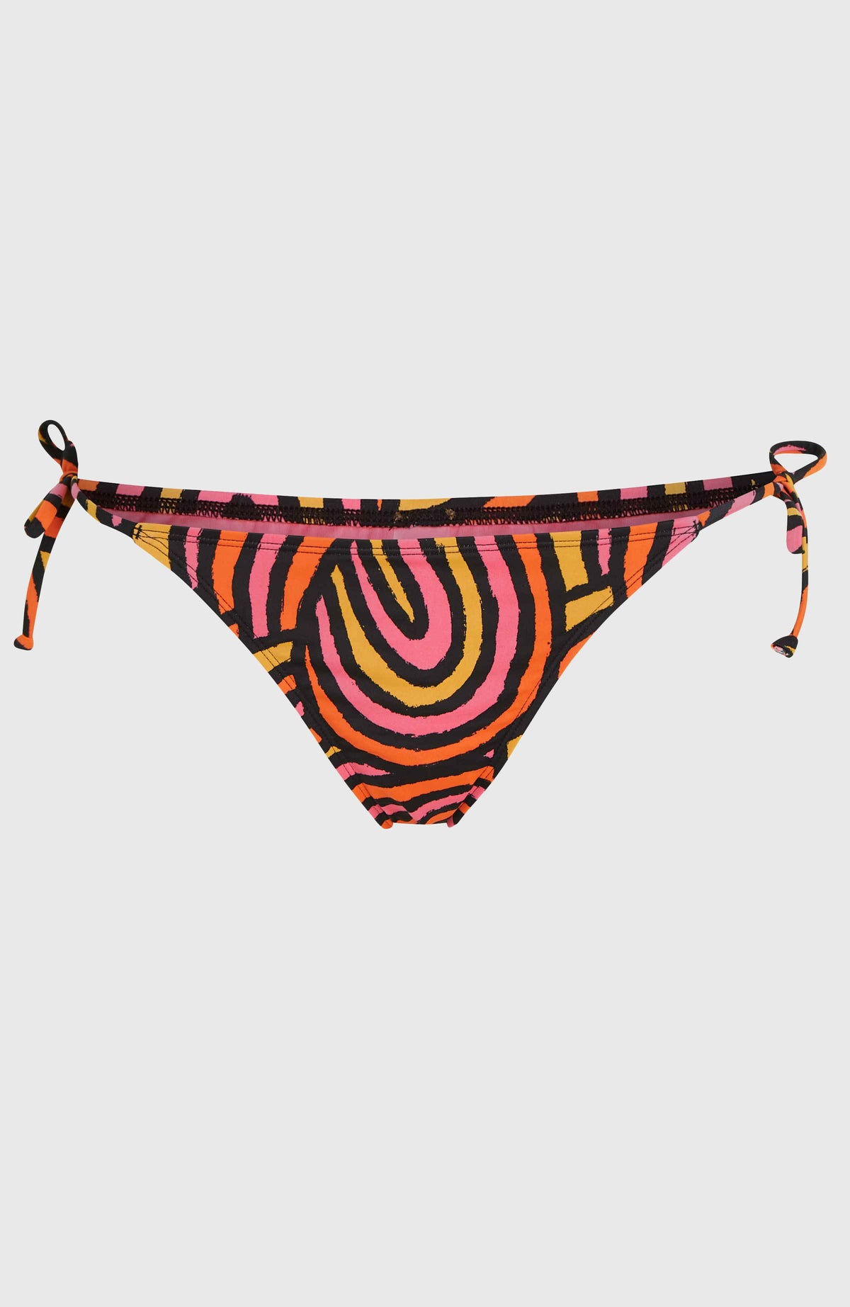 Bas de bikini Bondey | Orange Rainbow Stripe