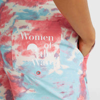 Boardshort Women of the Wave 14 | Pink Ice Cube Tie Dye