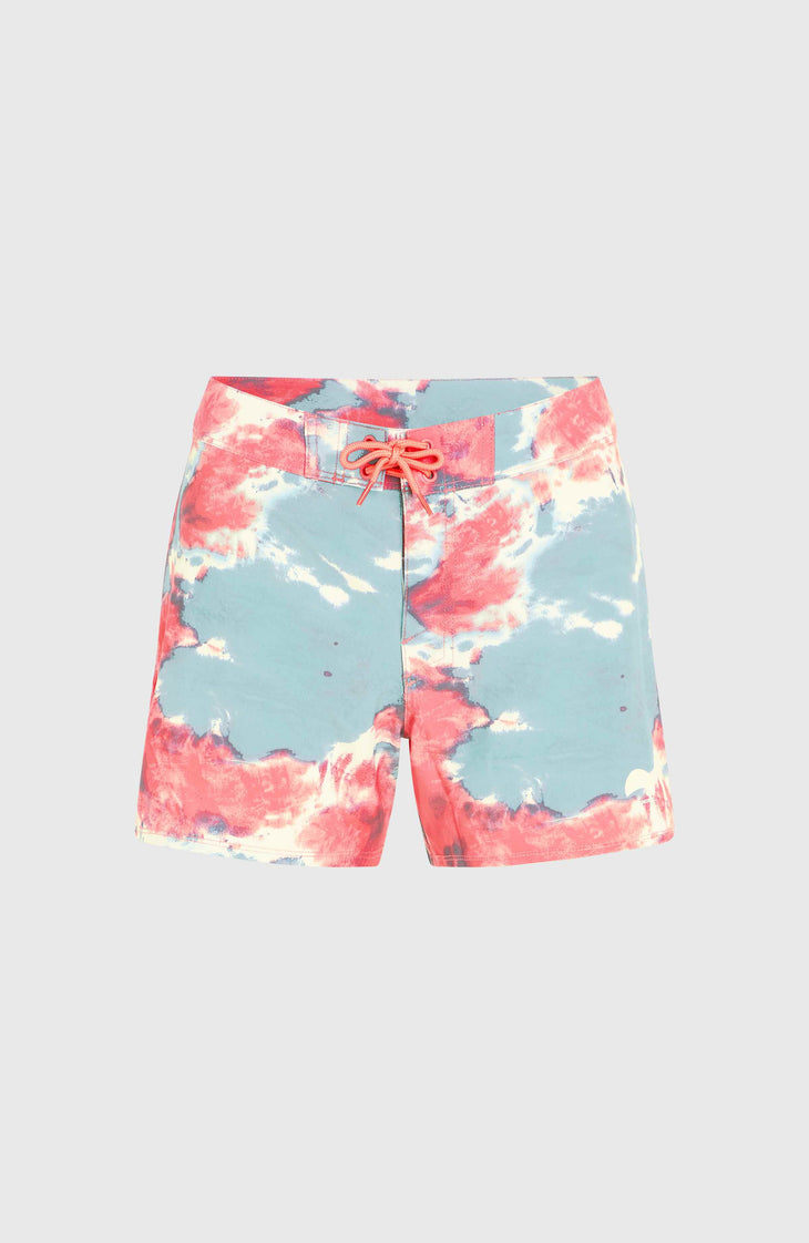 Boardshort Women of the Wave 14 | Pink Ice Cube Tie Dye