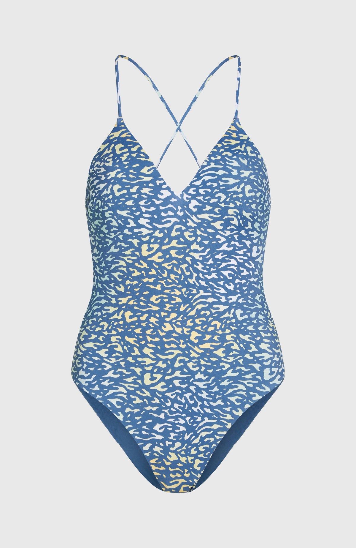 Maillot une pièce Jaida | Yellow Animal Blur