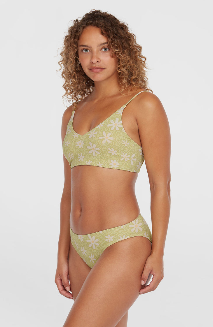Ensemble de bikinis Beach Vintage Midles Rita | Green Daisyline