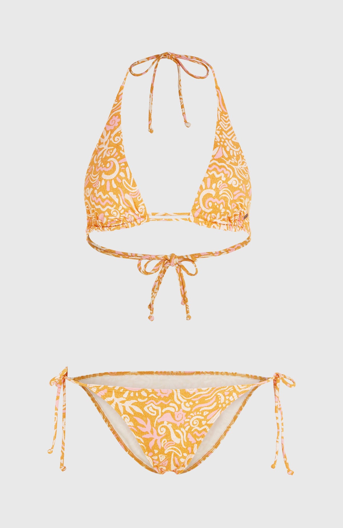 Ensemble de bikinis Women of The Wave Mother Maracas | Orange Abstract Wave