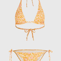 Ensemble de bikinis Women of The Wave Mother Maracas | Orange Abstract Wave