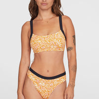 Ensemble de bikinis Sport | Orange Abstract Wave