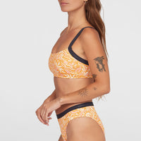 Ensemble de bikinis Sport | Orange Abstract Wave