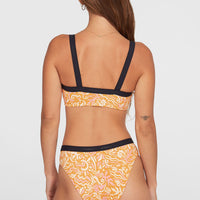 Ensemble de bikinis Sport | Orange Abstract Wave