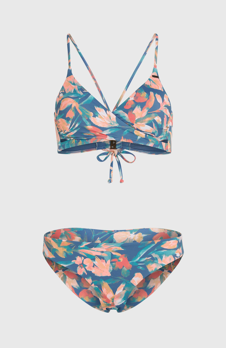 Ensemble de bikinis Essentials Baay Maoi | Blue Painted Tropics