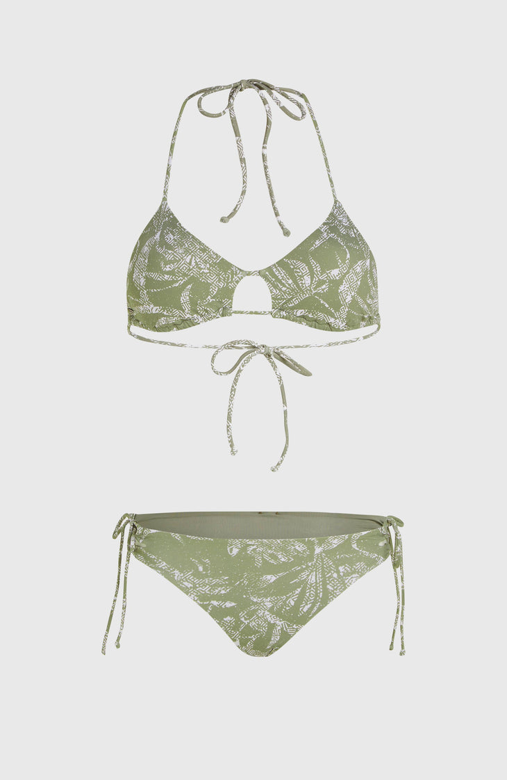 Ensemble de bikinis Madrid Jensen | Green Textured Jungle