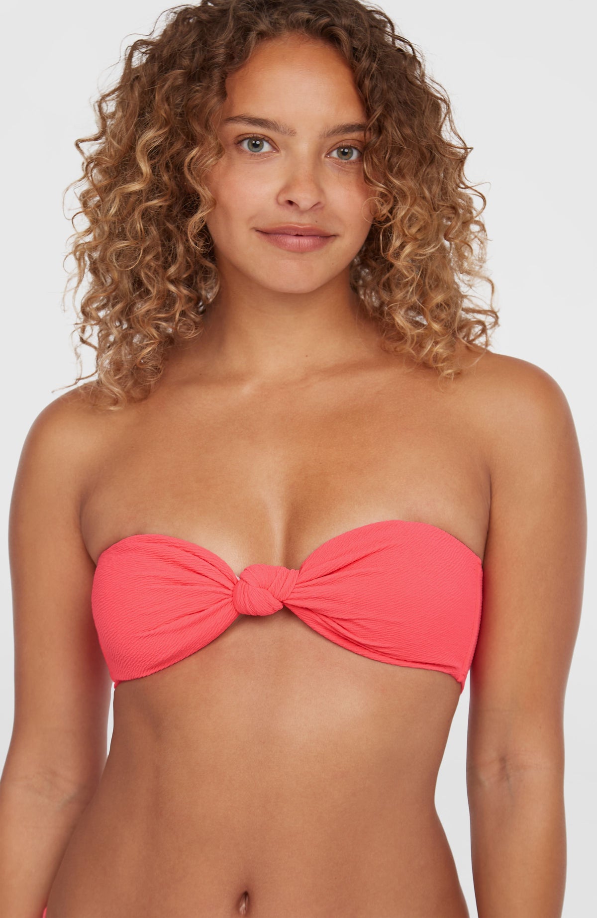 Ensemble de bikinis Knot Bandeau Matira | Pink Flamingo