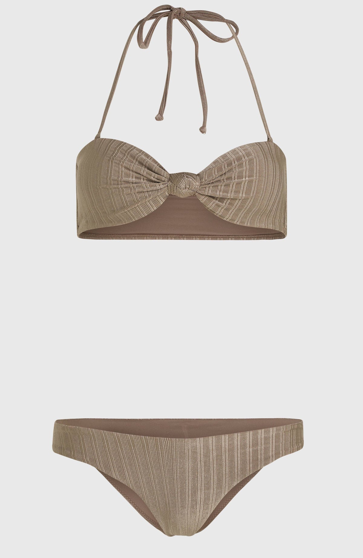 Ensemble de bikinis Knot Bandeau Matira | Pure Cashmere