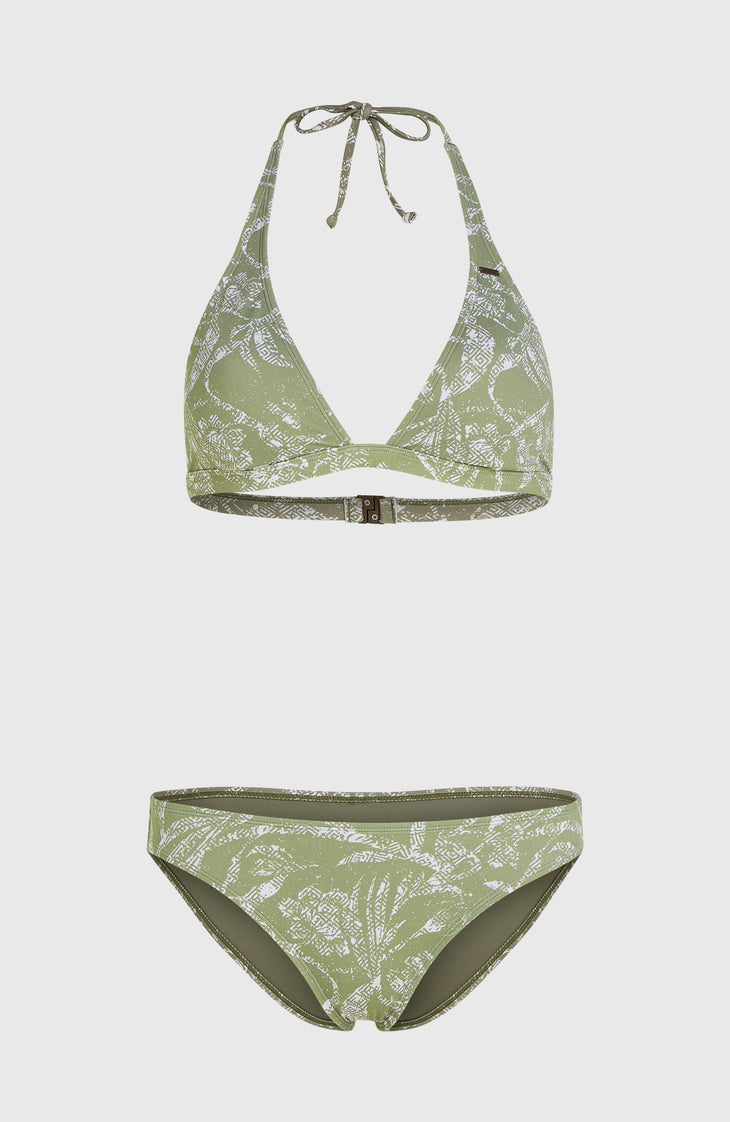 Ensemble de bikinis Essentials Marga Cruz | Green Textured Jungle