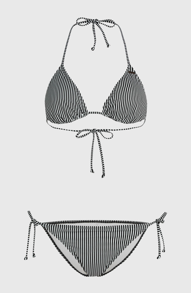 Ensemble de bikinis Essentials Capri Bondey | Black Simple Stripe