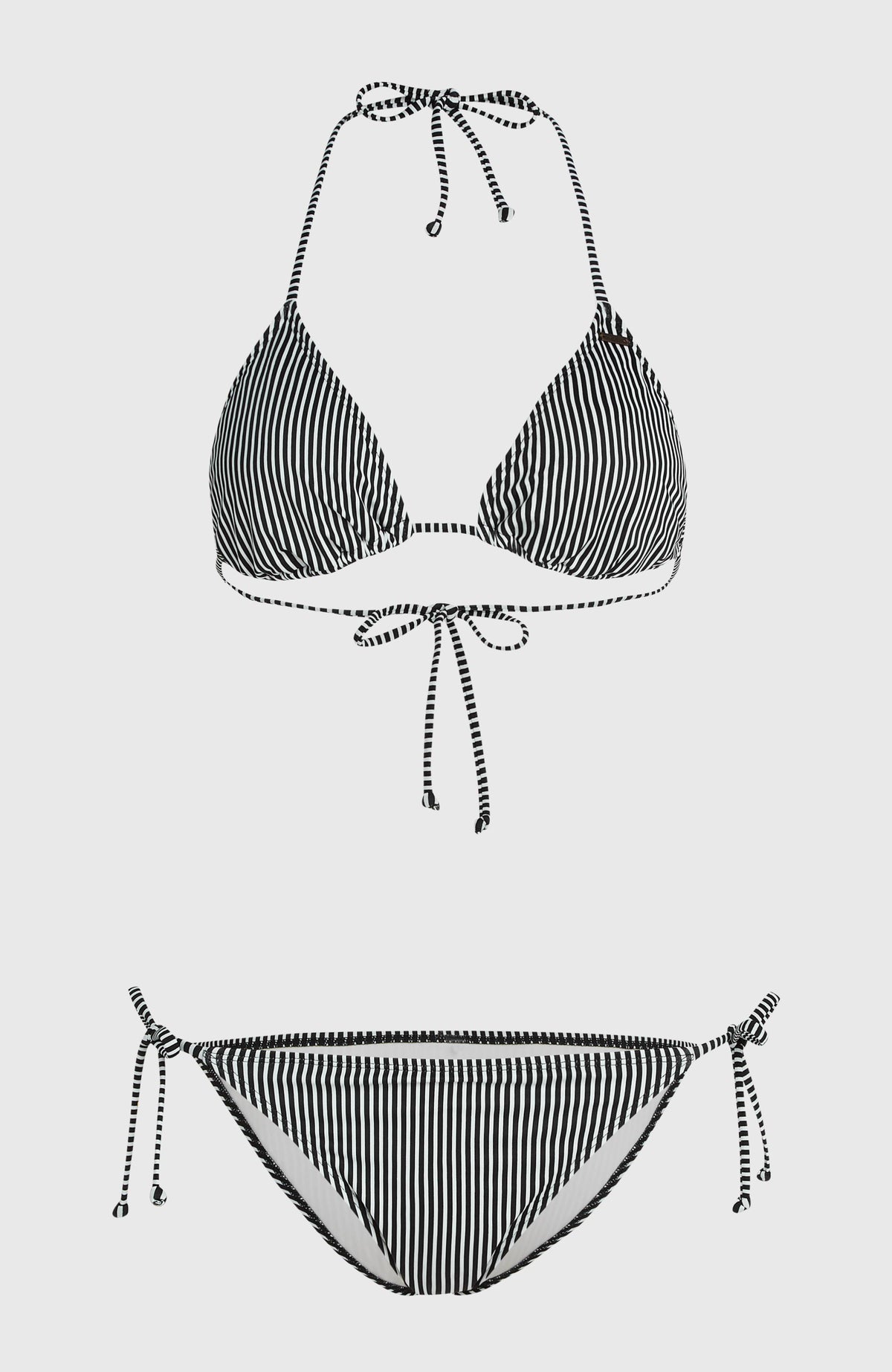 Ensemble de bikinis Essentials Capri Bondey | Black Simple Stripe