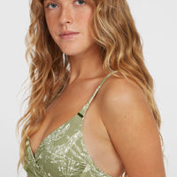 Haut de bikini Baay | Green Textured Jungle