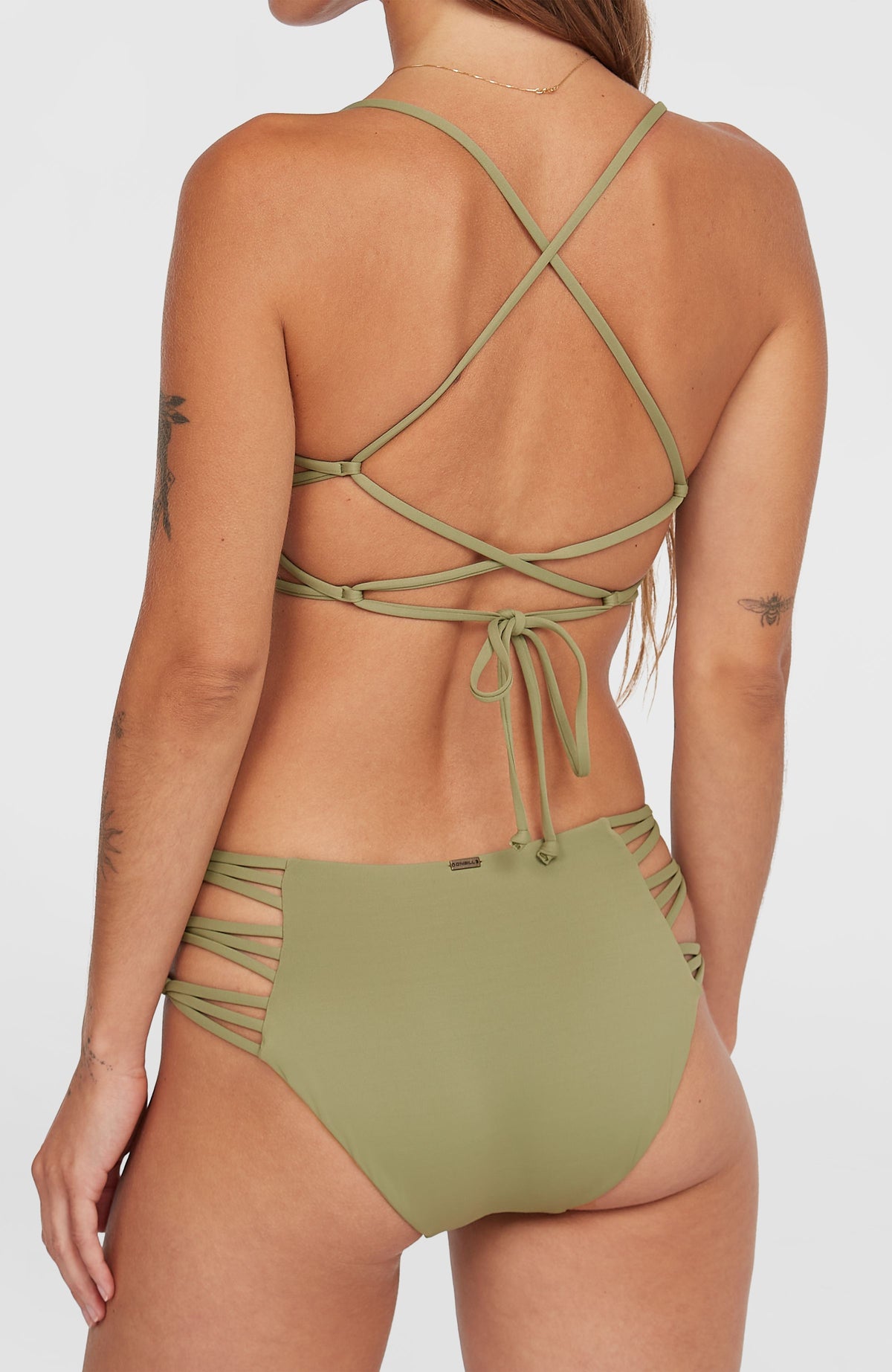 Bas de bikini avec bandes Boulders | Avery Fern