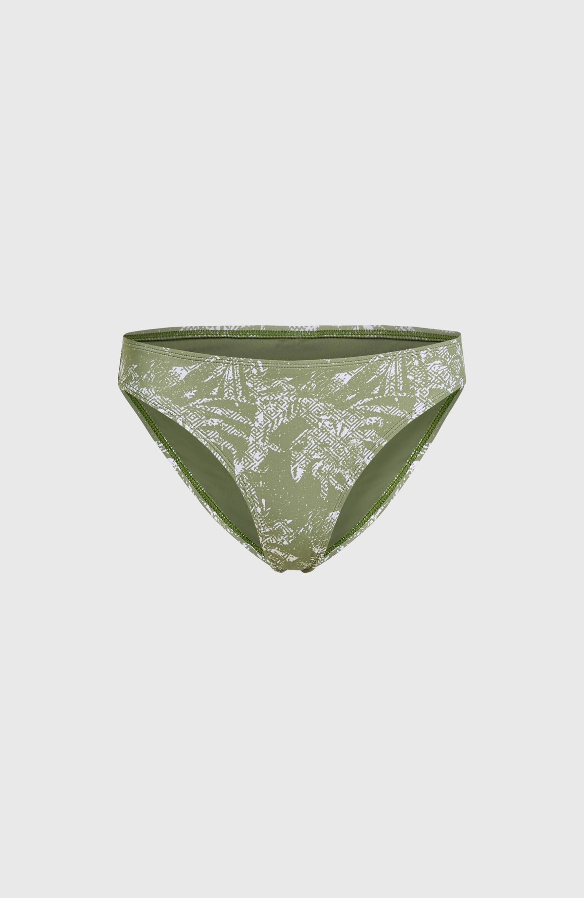 Bas de bikini Rita | Green Textured Jungle