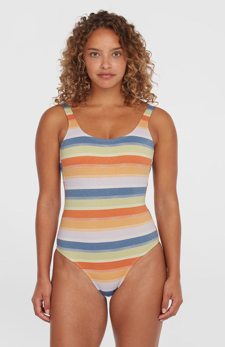 Maillot une pièce Beach Vintage | Vintage Stripe