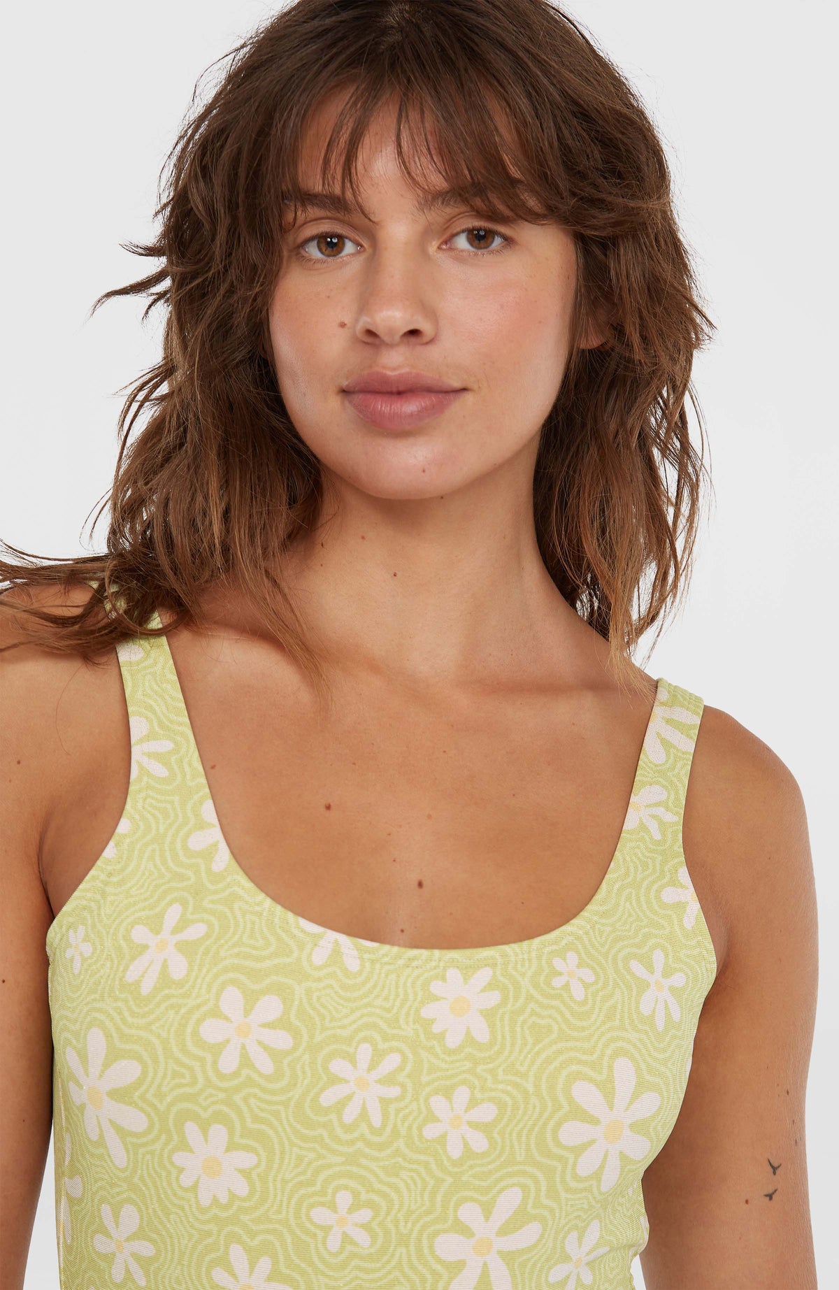 Maillot une pièce Beach Vintage | Green Daisyline