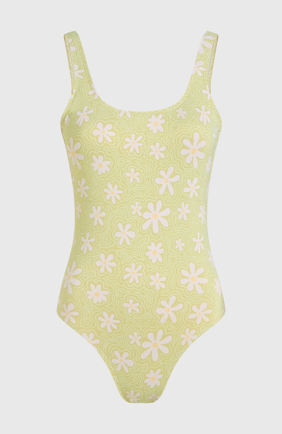 Maillot une pièce Beach Vintage | Green Daisyline