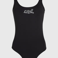 Maillot une pièce Essentials Script | Black Out