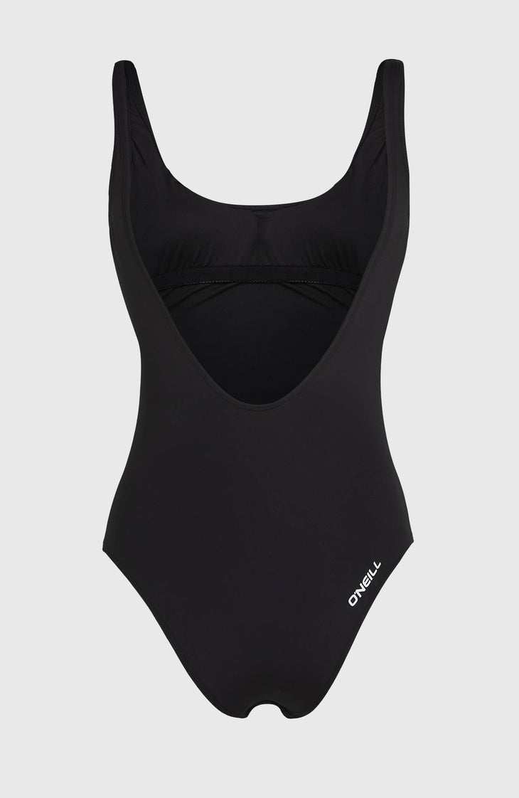 Maillot une pièce Essentials Script | Black Out