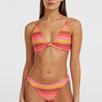 Ensemble de bikinis O'Riginals Pismo Flamenco | Orange Sunny Stripe
