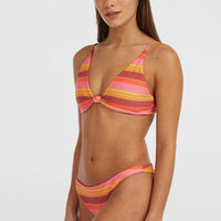 Ensemble de bikinis O'Riginals Pismo Flamenco | Orange Sunny Stripe