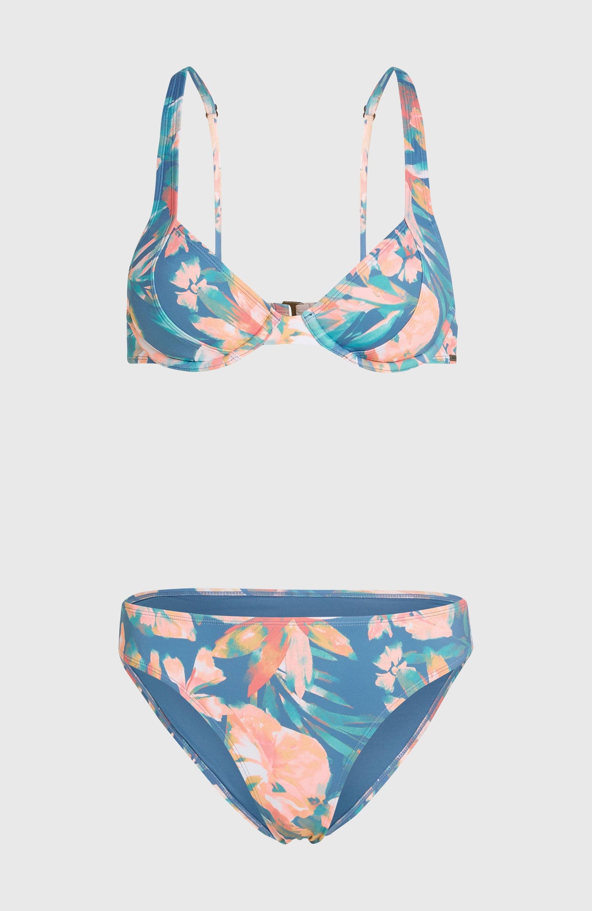 Ensemble de bikinis Saltwater Elsie Rita | Blue Painted Tropics