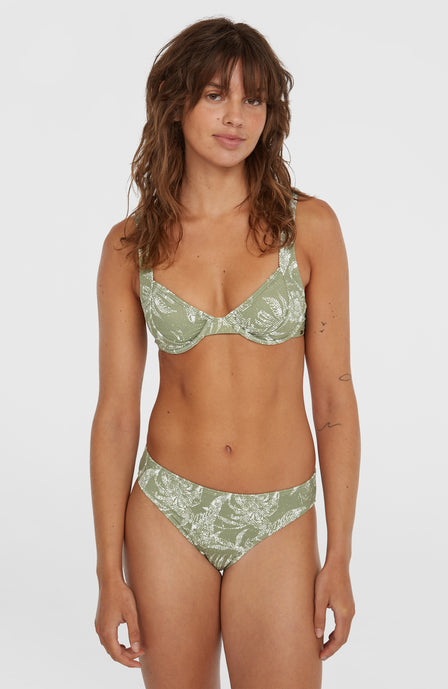 Ensemble de bikinis Saltwater Elsie Rita | Green Textured Jungle