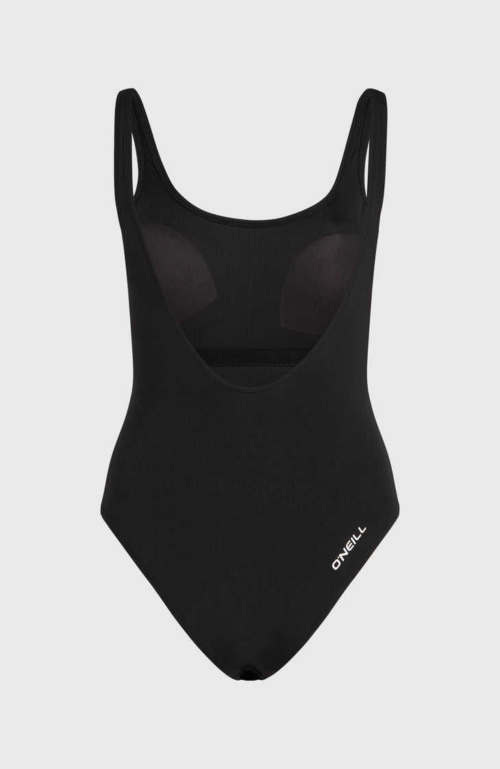 Maillot une pièce Essentials Script | Black Out