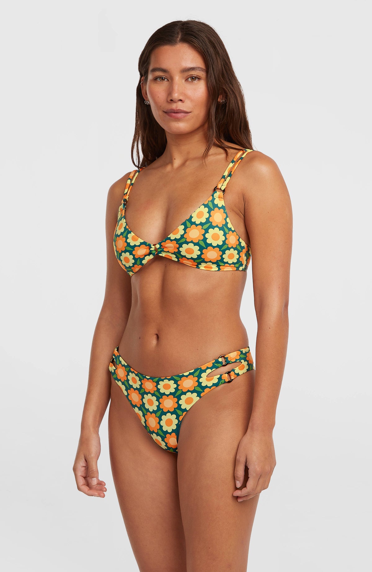 Ensemble de bikinis O'Riginals | Green Retro Flower