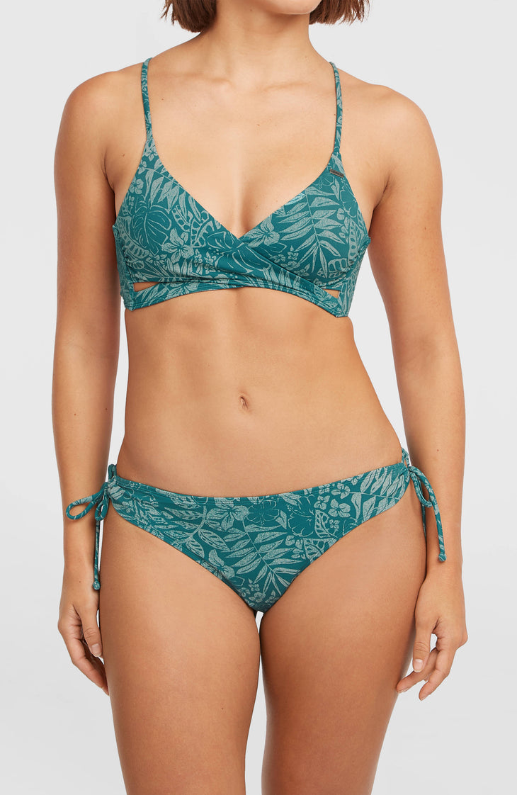 Bas de bikini Rita Side-Tie | Green Island Sky