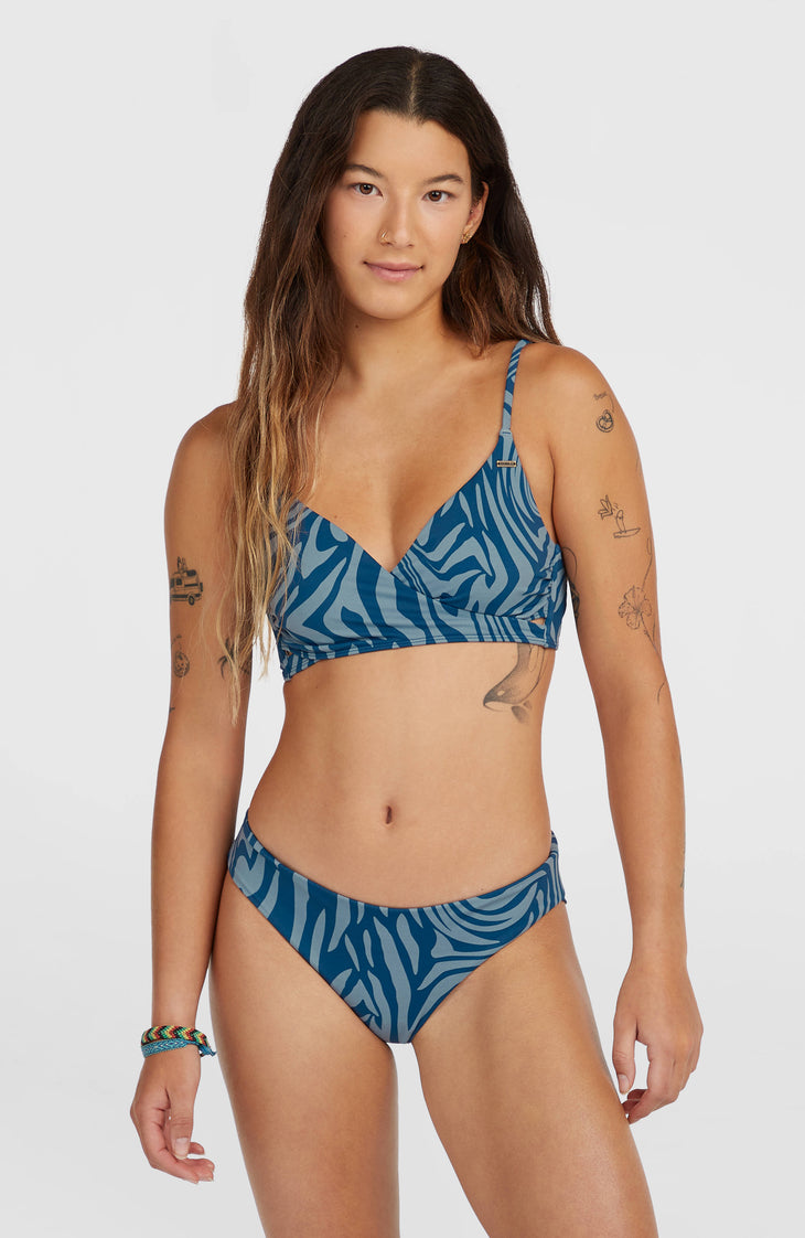 Ensemble de bikinis Baay Maoi | Blue Swirl Zebra