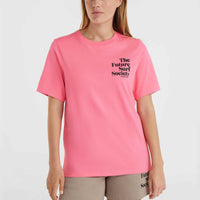 T-shirt classique Future Surf Society | Perfectly Pink