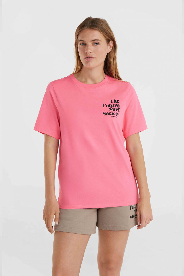 T-shirt classique Future Surf Society | Perfectly Pink