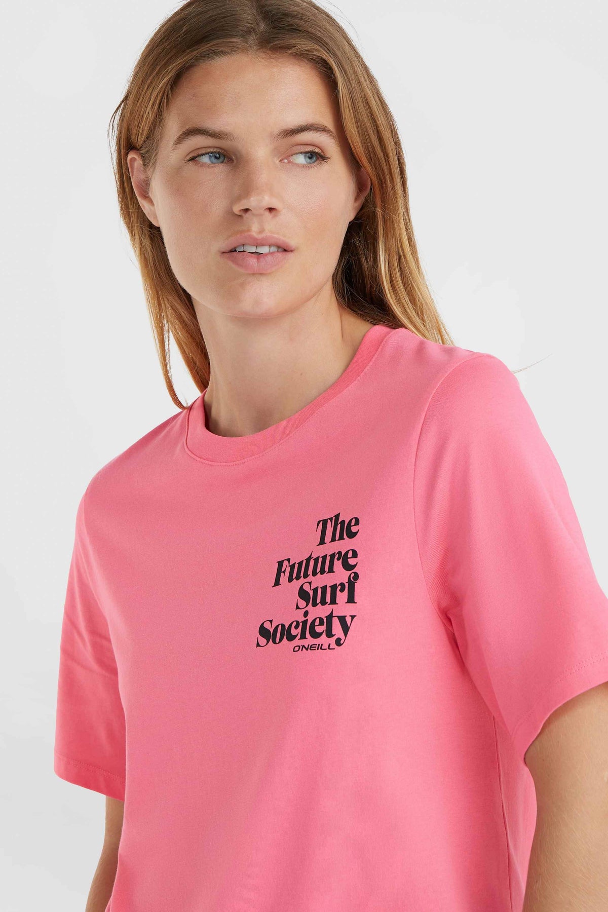T-shirt classique Future Surf Society | Perfectly Pink