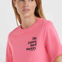 T-shirt classique Future Surf Society | Perfectly Pink