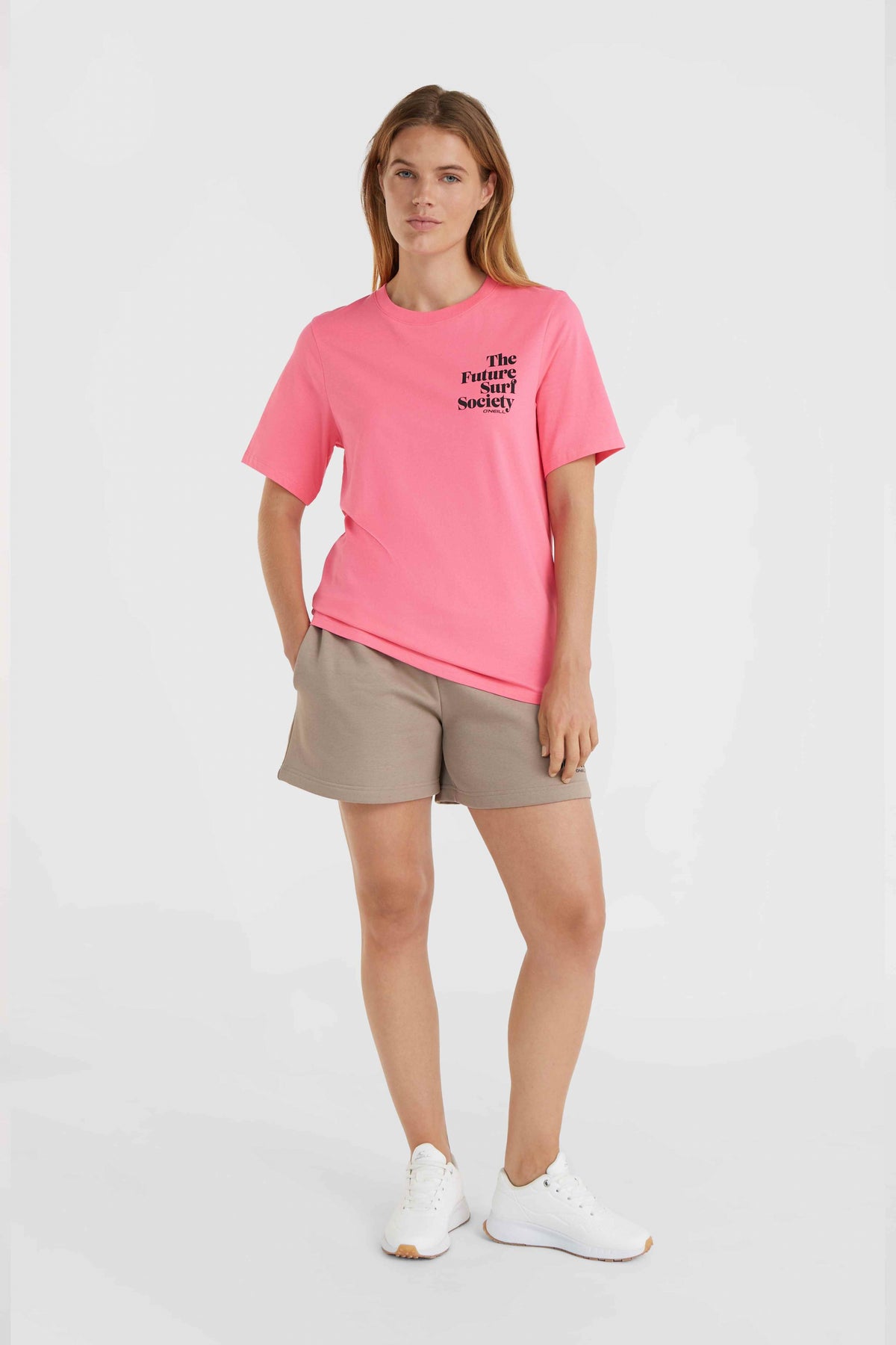 T-shirt classique Future Surf Society | Perfectly Pink