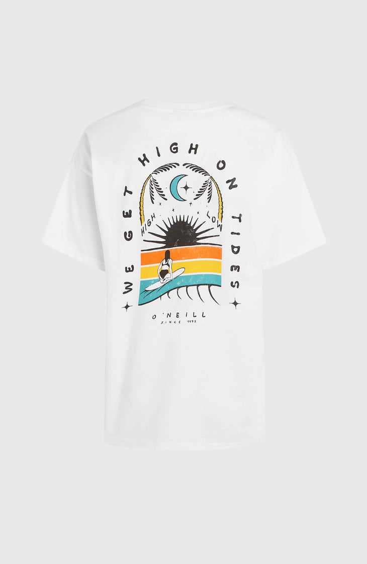 T-shirt O'Neill Beach Vintage High On Tides | Snow White